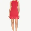 Albers Knit Mini Dress in Lucky Red