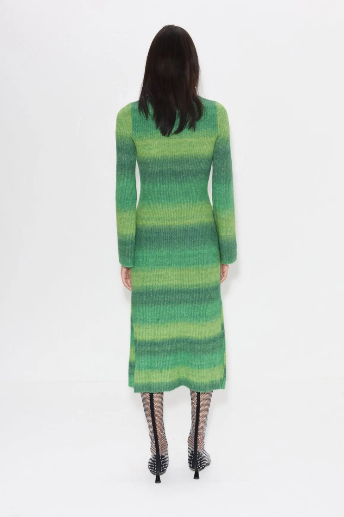 Axon Dress in Gummy Green Multi