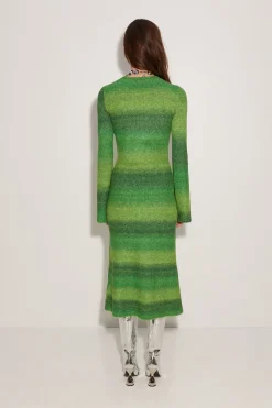 Axon Dress in Gummy Green Multi