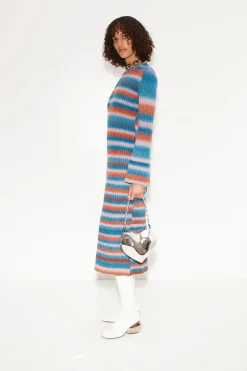Axon Dress in Matisse Blue Multi