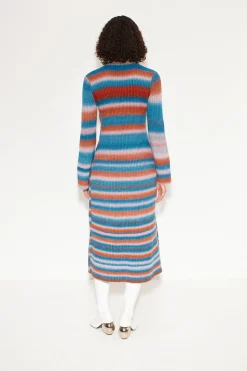 Axon Dress in Matisse Blue Multi