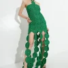 Beep Beep Dress in Gummy Green