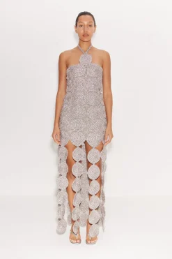 Beep Beep Dress in Satellite Silver