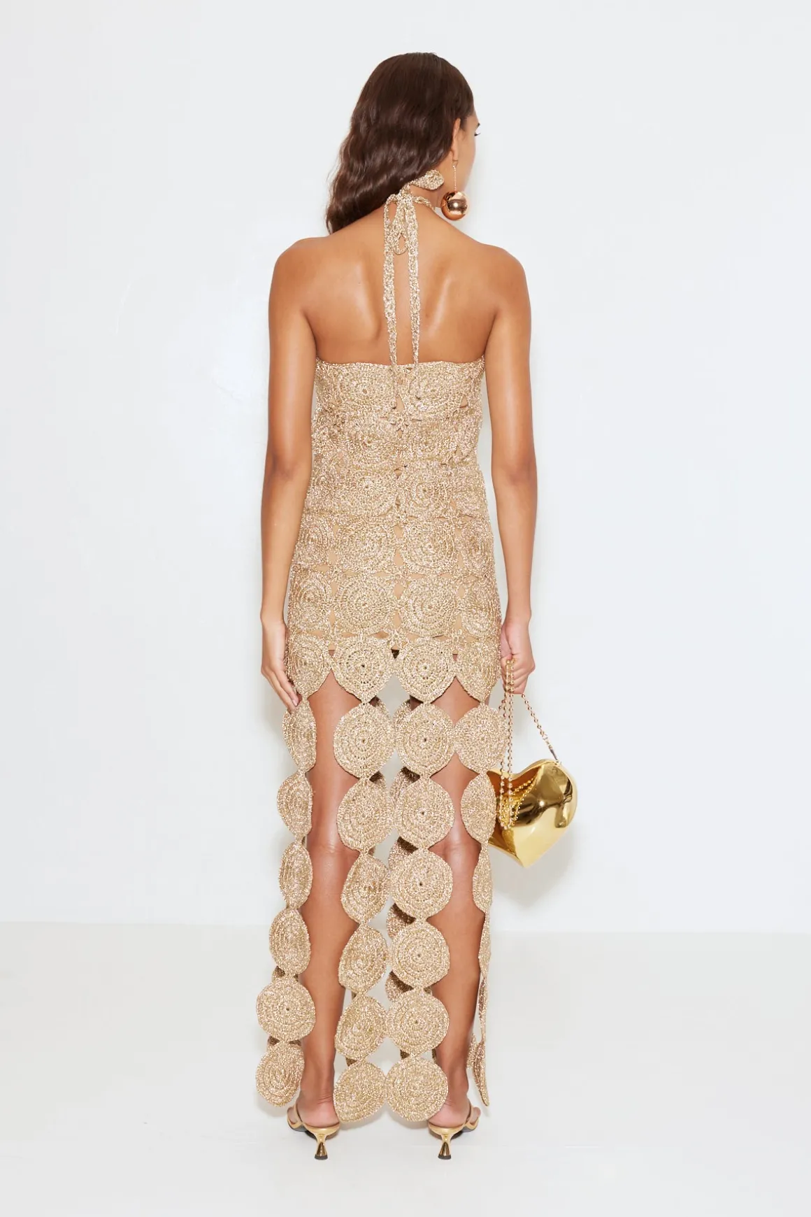 Beep Beep Dress in Star Gold