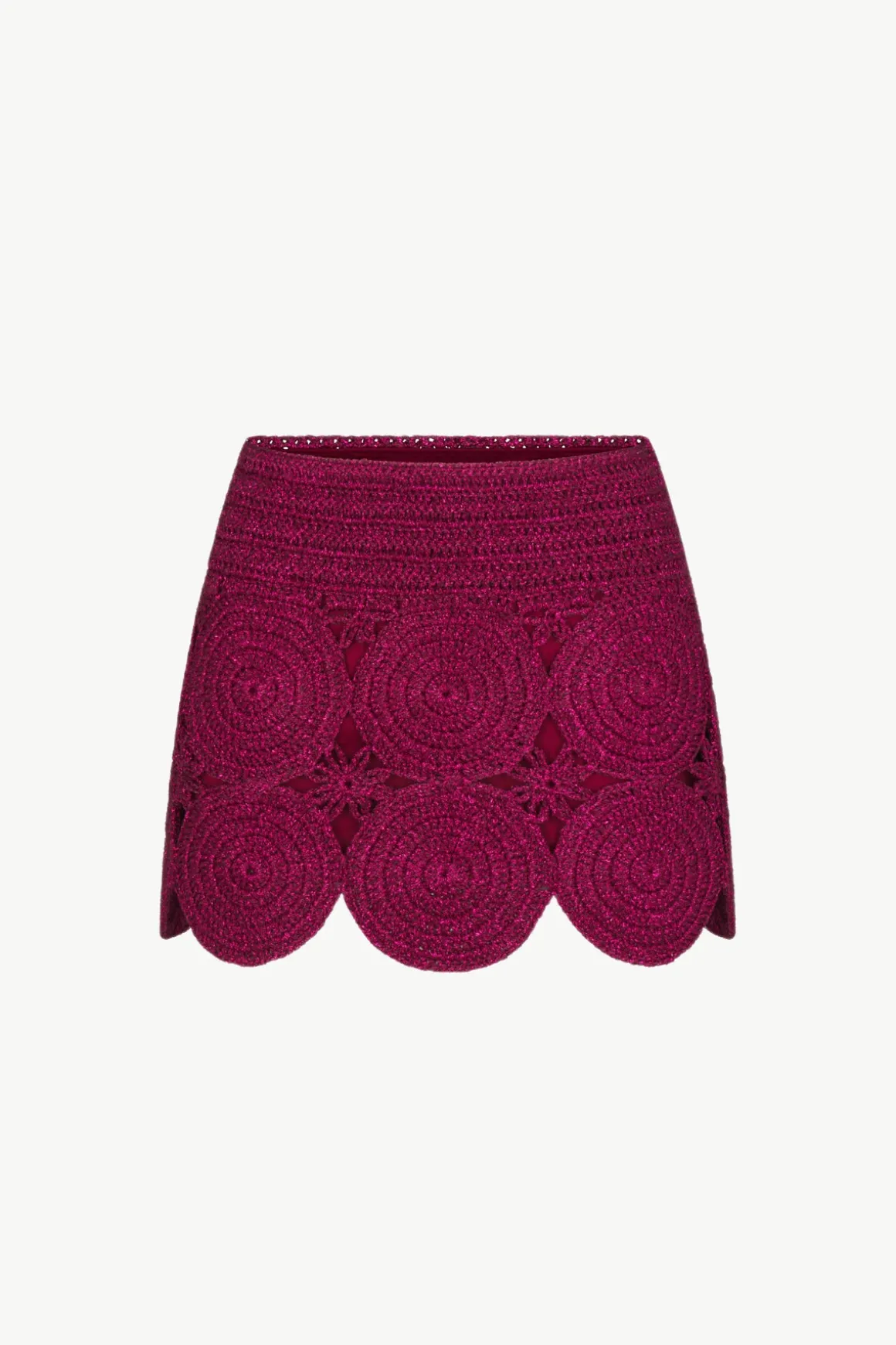 Beep Beep Mini Skirt in Magenta