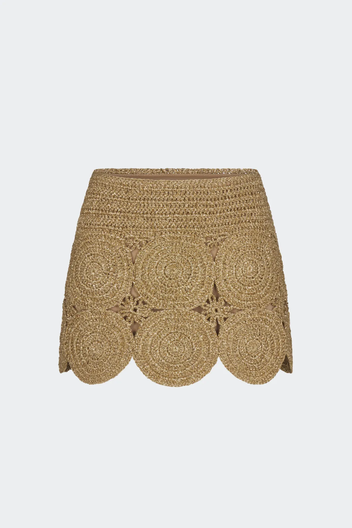 Beep Beep Mini Skirt in Star Gold