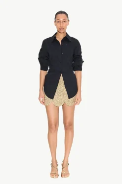 Beep Beep Mini Skirt in Star Gold