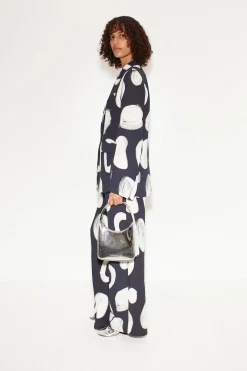 Bloo Painted Crepe Pant in Painted Dot