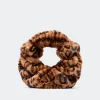 Cheetah Faux Fur Lopsy Bag in Cheetah Scramble