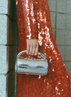 Chrome Can Can Bag in Silver
