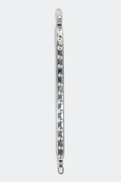 Chrome Studded Strap in Silver