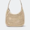 Crochet Snap Bag in Macadamia