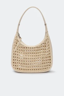 Crochet Snap Bag in Macadamia