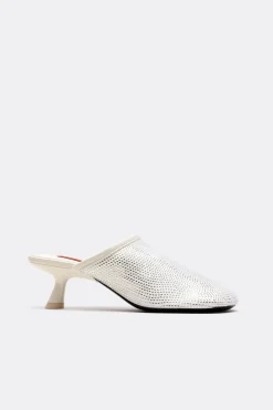 Crystal Beep Mule in Seashell
