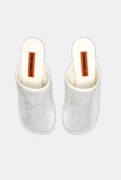Crystal Beep Mule in Seashell