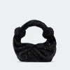 Crystal Lopsy Bag in Black