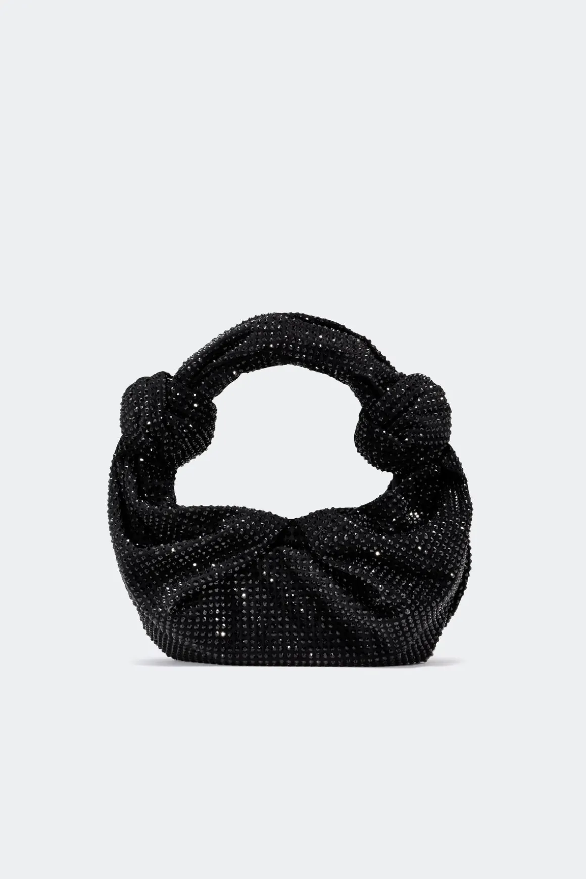 Crystal Lopsy Bag in Black