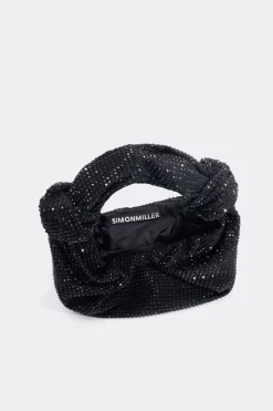 Crystal Lopsy Bag in Black