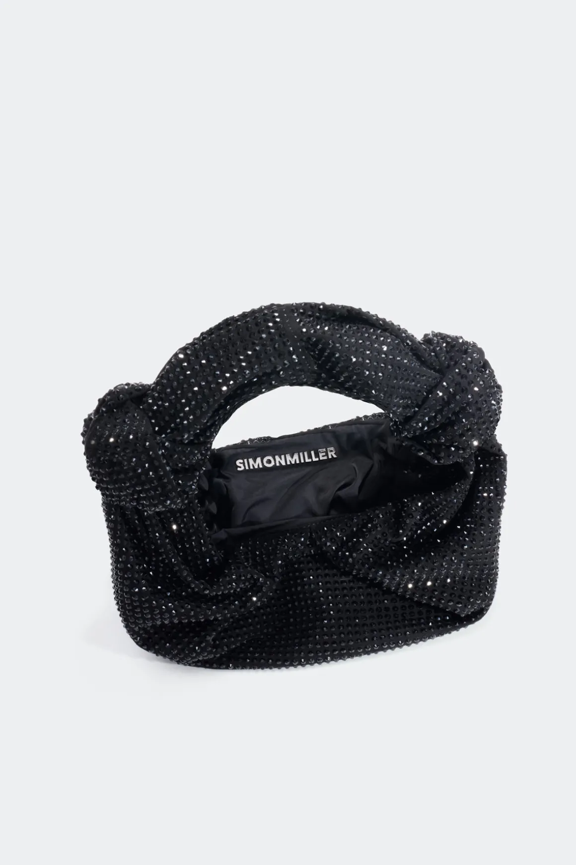 Crystal Lopsy Bag in Black
