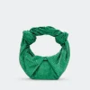Crystal Lopsy Bag in Gummy Green