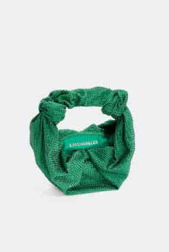 Crystal Lopsy Bag in Gummy Green