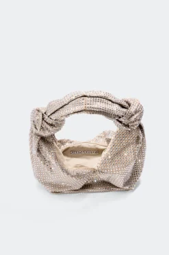 Crystal Lopsy Bag in Seashell