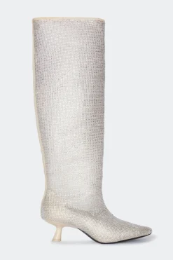Crystal Tall Kuki Boot in Seashell