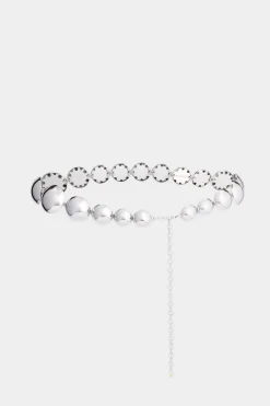 Dome Belt in Silver