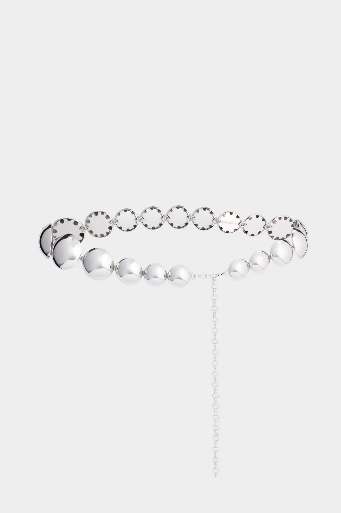 Dome Belt in Silver
