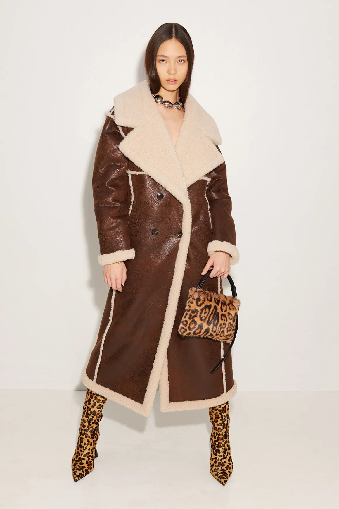 Jetz Coat in Choco Brown