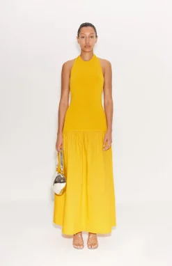 Junjo Combo Dress in Sherbert Orange