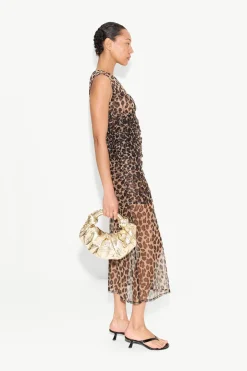 Kinny Mesh Dress in Cheetah