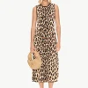 Knits By Axon Sleeveless Dress in Cheetah