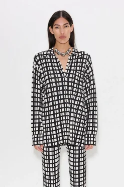 Knits By Blaz Jacket in Windowpane