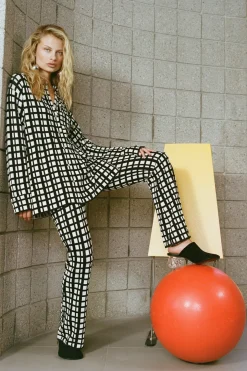 Knits By Blaz Jacket in Windowpane
