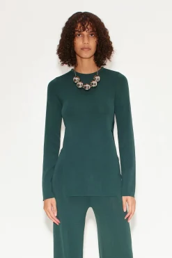 Knits By Canoga Long Sleeve Top in Fern