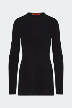 Knits By Canoga Long Sleeve Top in Black