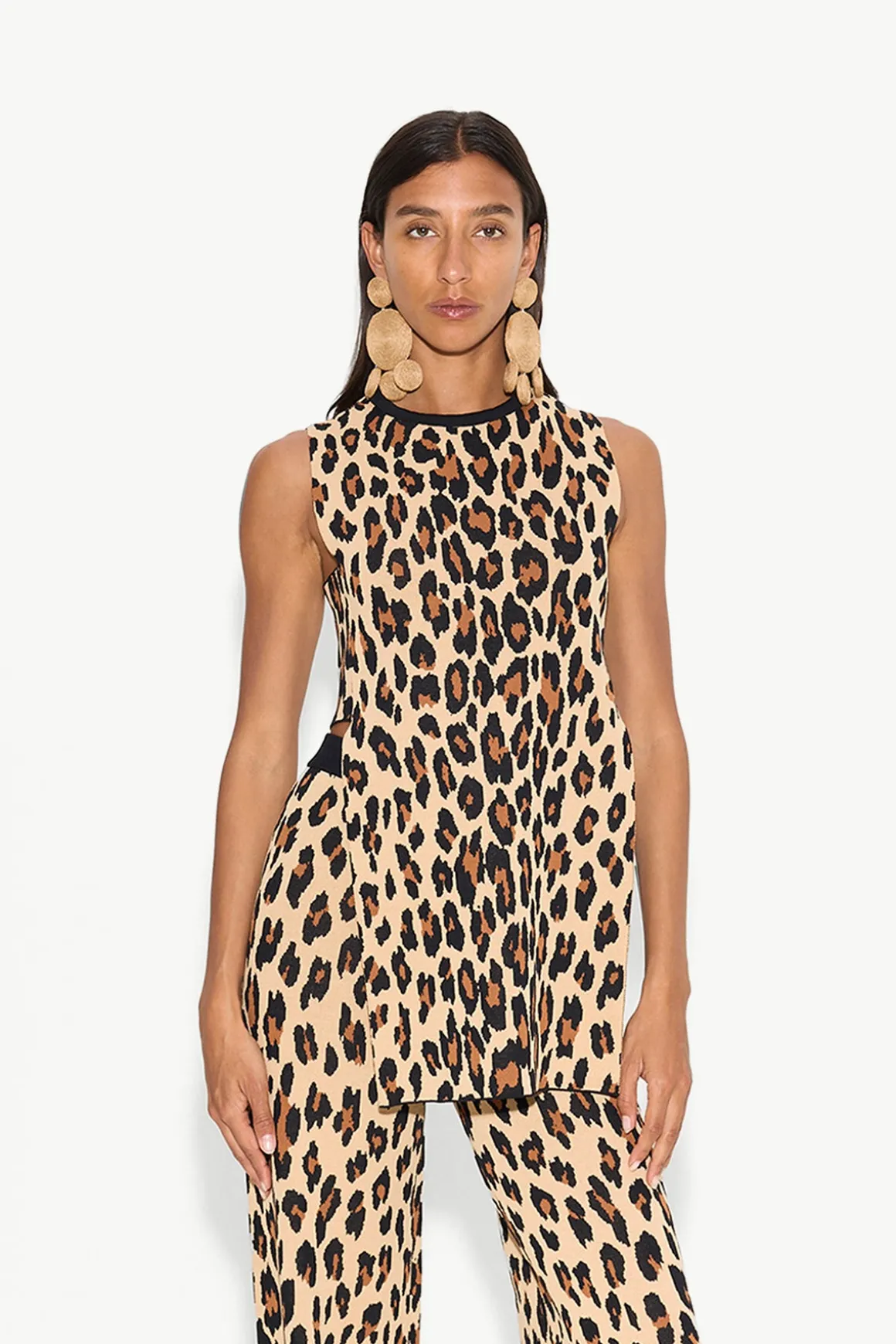 Knits By Canoga Top in Cheetah