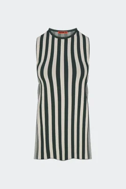 Knits By Canoga Top in Gummy Green/Ecru