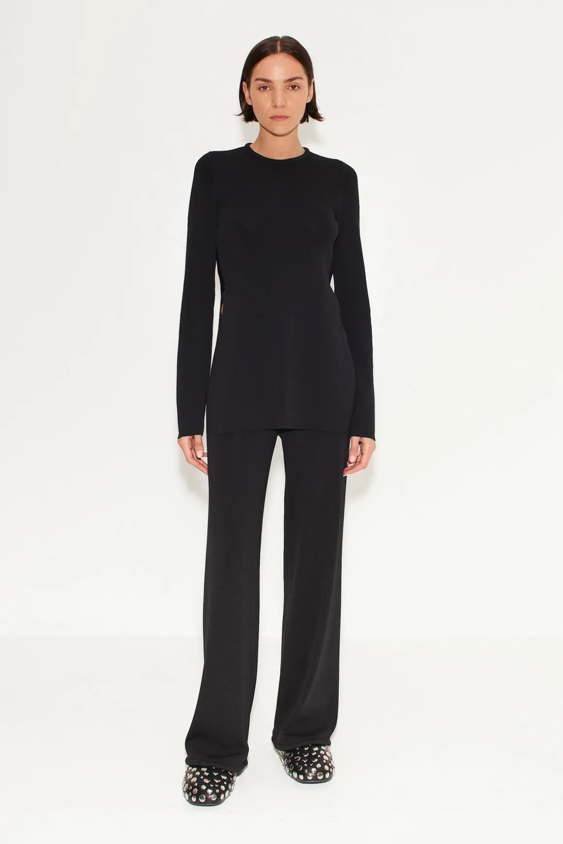 Knits By Jabber Pant in Black