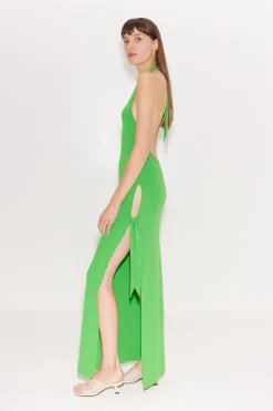 Knits By Junjo Dress in Gummy Green