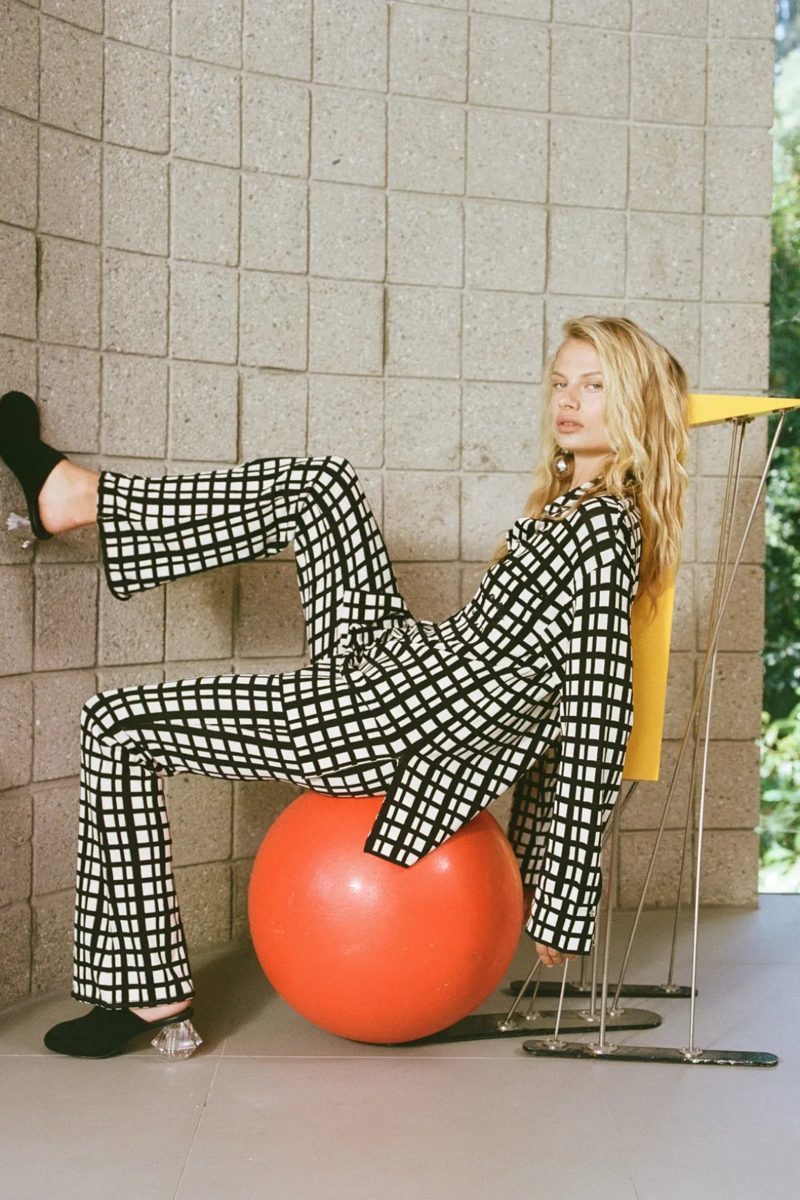 Knits By Whitsett Pant in Windowpane