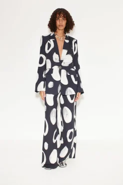 Lennox Crepe Jacket in Painted Dot