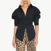 Loch Button Up in Black