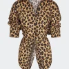 Loch Poplin Button Up in Cheetah