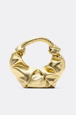 Lopsy Bag in Textured Star Gold