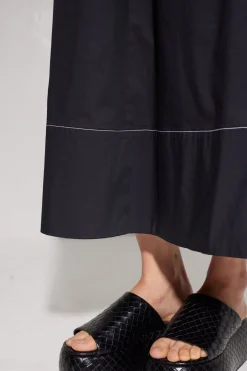 Mar Poplin Dress in Black