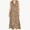 Mar Poplin Dress in Cheetah