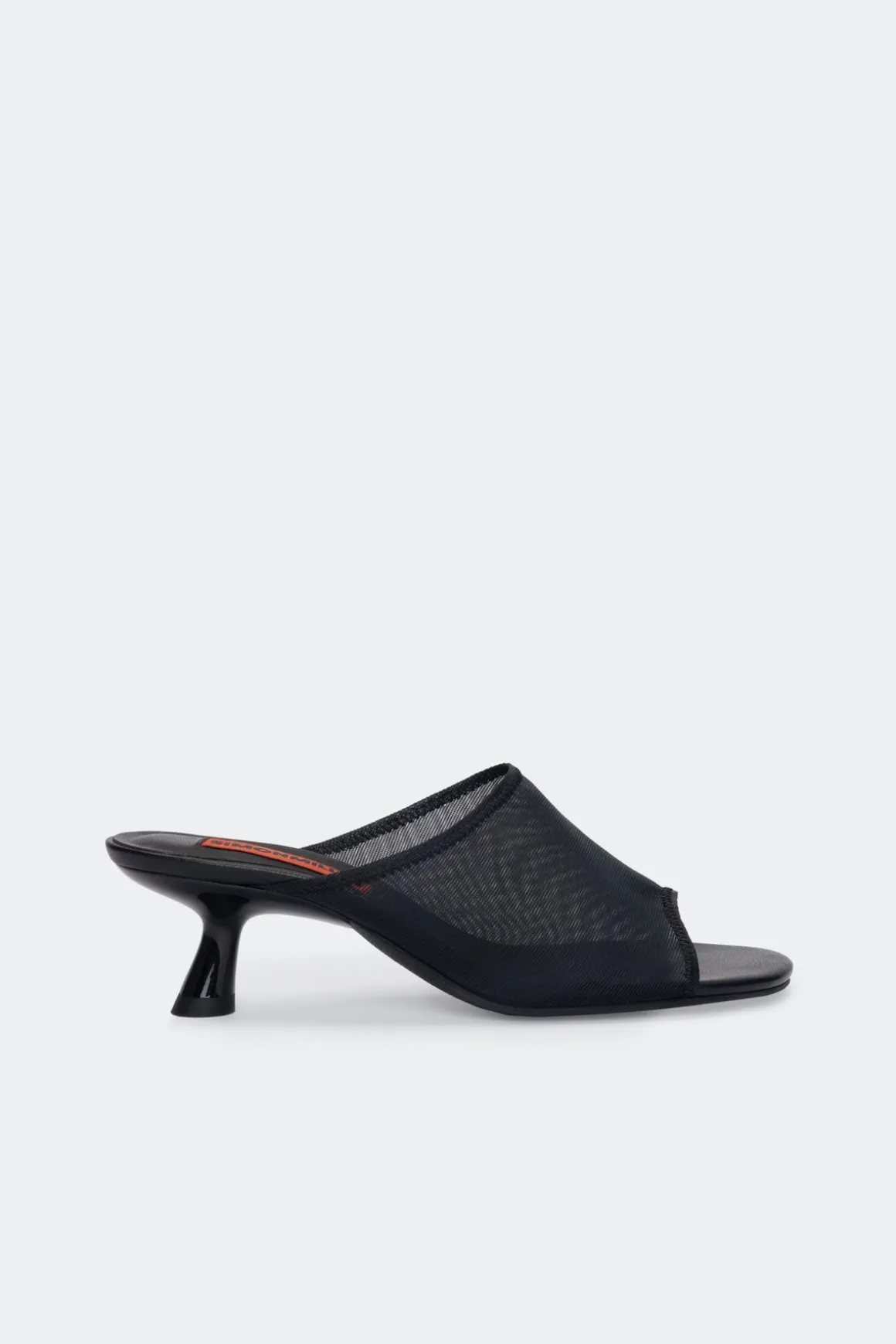 Mesh Beep Heel in Black