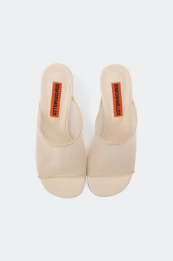 Mesh Beep Heel in Seashell